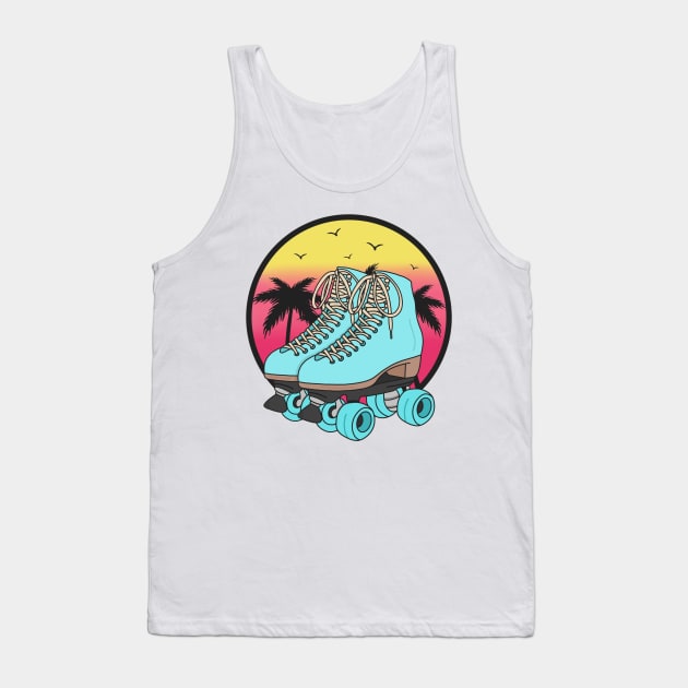 Retro roller skates Tank Top by Jasmwills